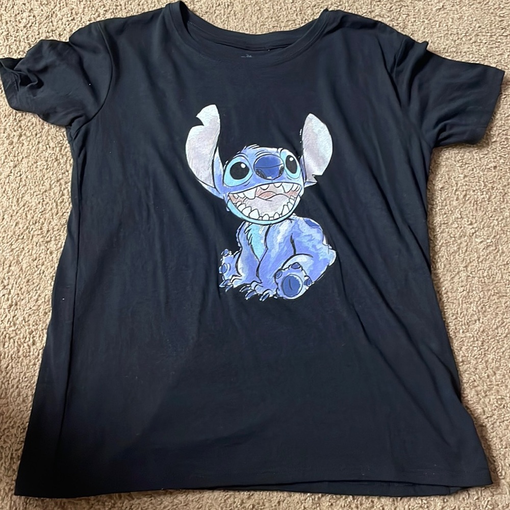 Black Stitch T shirt